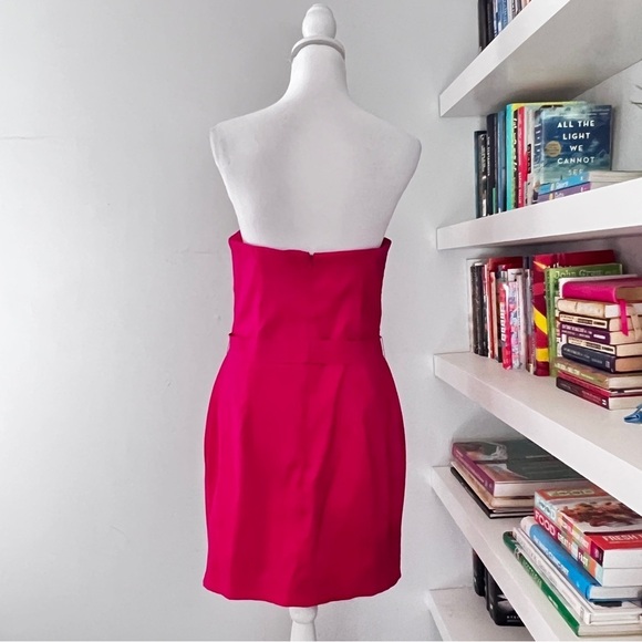Cache fushia pink strapless dress size M/L - Picture 6 of 15